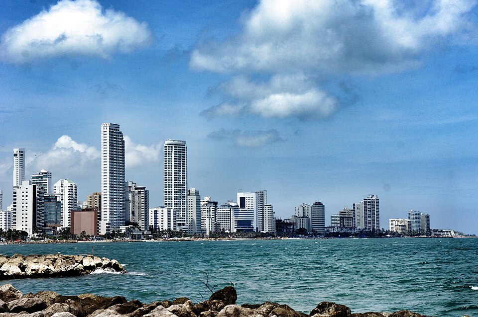 Cartagena skyline, Colombia